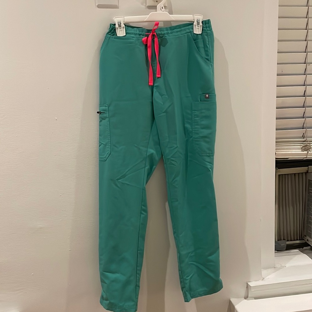 Figs Light Green Scrub Pant